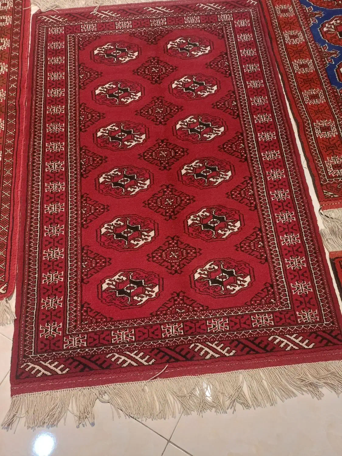 ۵تخته زرع نیم ترکمن نو|فرش|کرج, برغان|دیوار