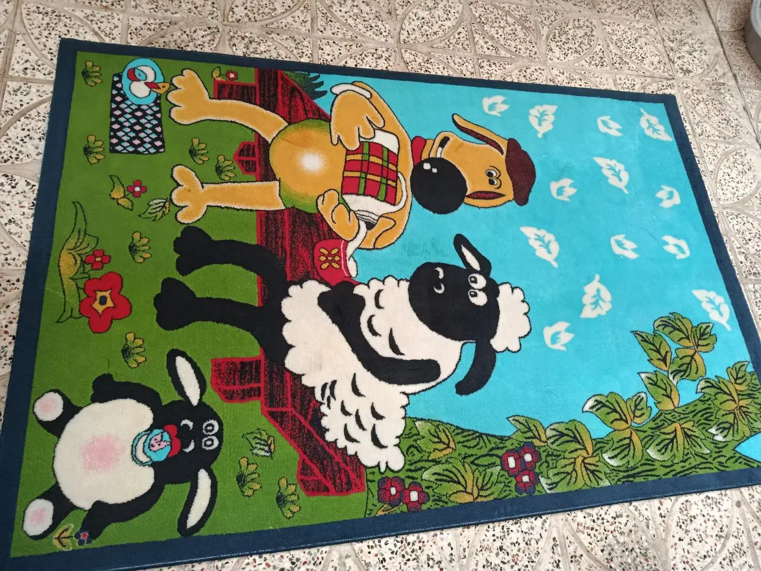 فرش بچگانه ۴ متری|فرش|نسیم‌شهر, |دیوار