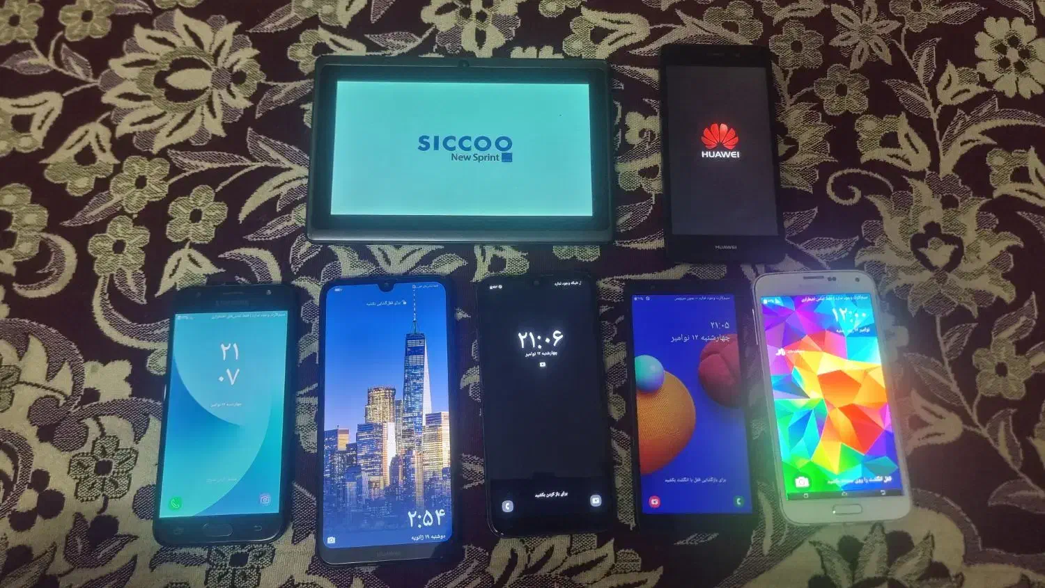 گوشی a01 و j3 pro و تبلت و y7 prime و p8 lite و s5|موبایل|تهران, کیانشهر|دیوار