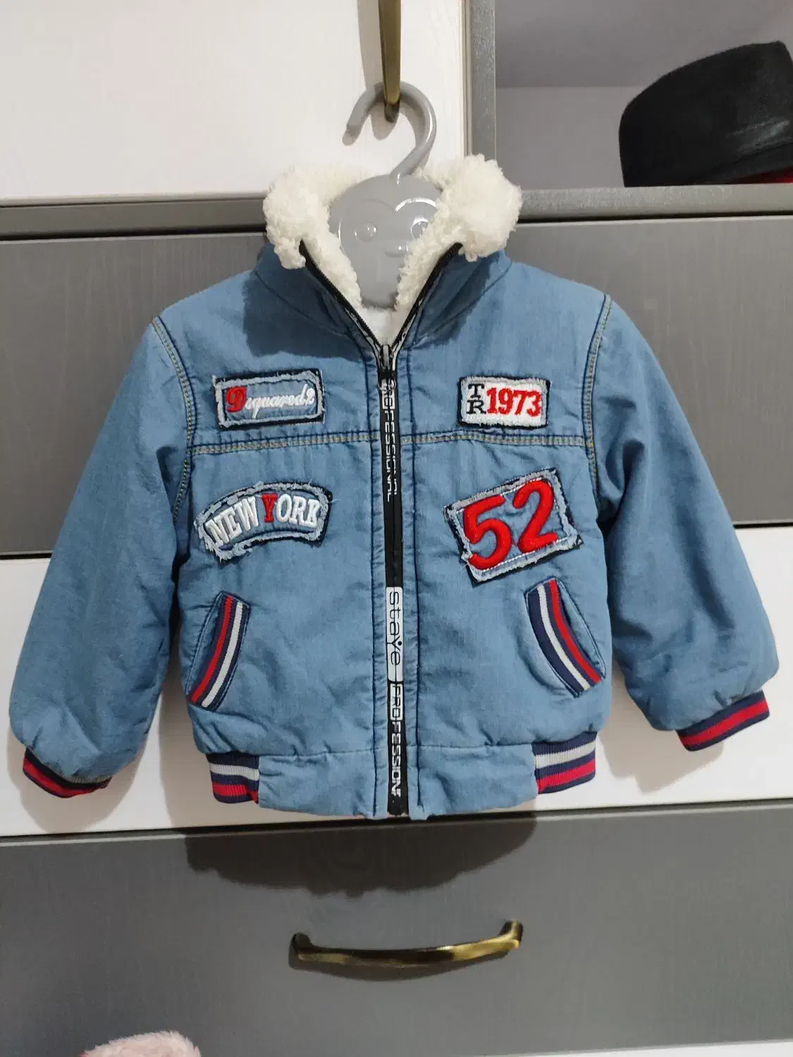 کاپشن شلوار جین داخل خز|کفش و لباس بچه|پاکدشت, شهرک امام رضا|دیوار