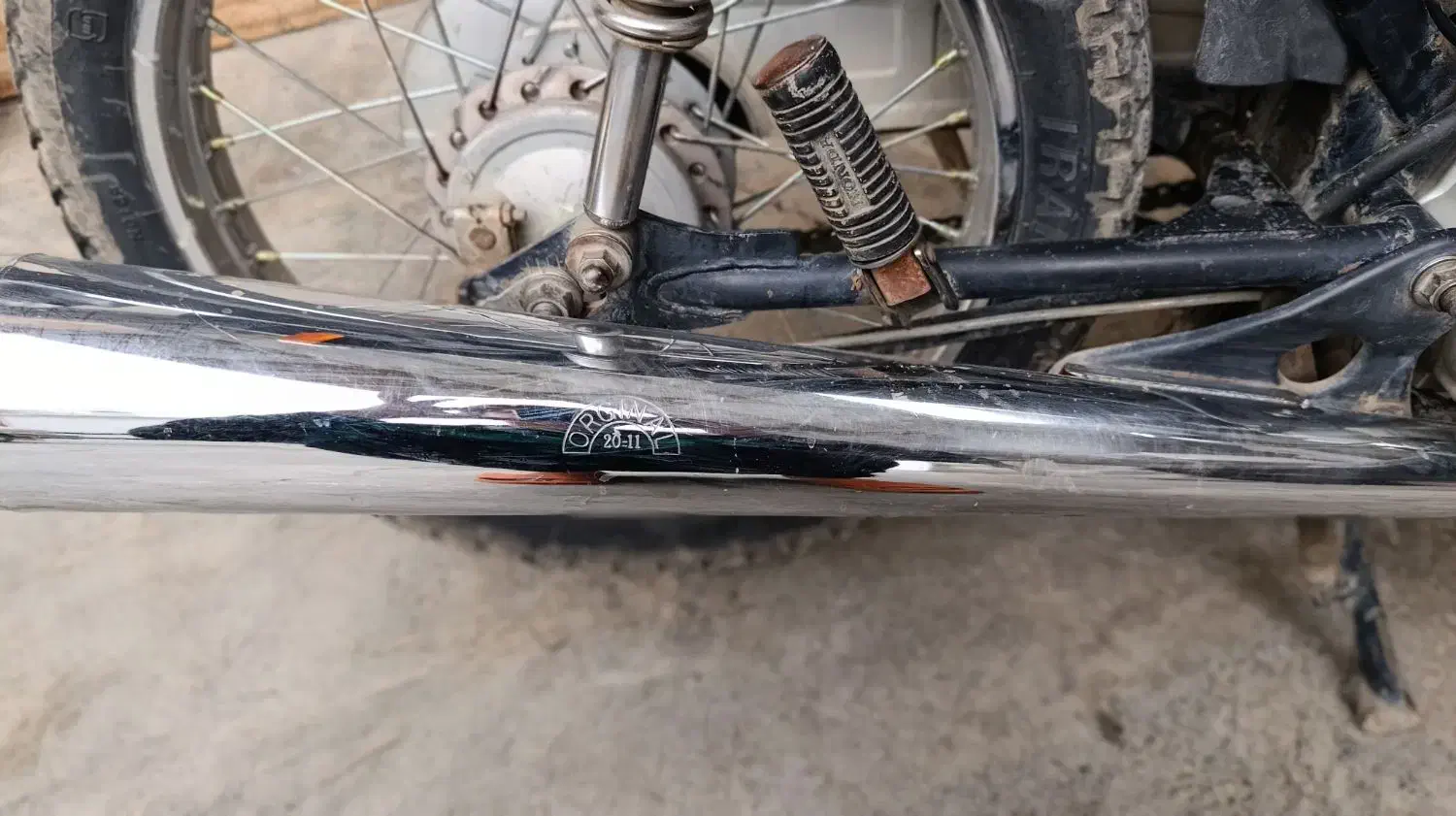 موتور پلاک قدیم مدل 83|موتورسیکلت|دلند, |دیوار