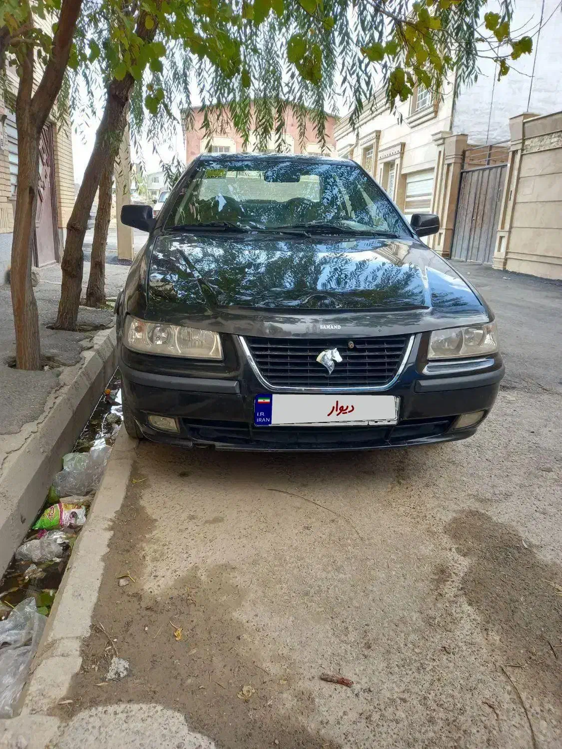 سمند مشکی 82 بیرنگ|خودرو سواری و وانت|الیگودرز, |دیوار