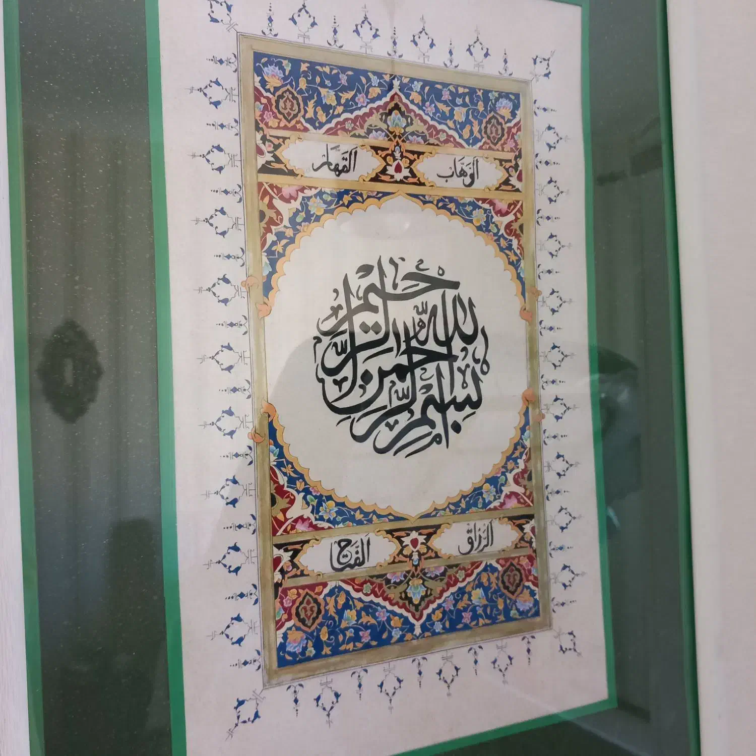 تابلو تذهیب|تابلو، نقاشی، عکس|تهران, آسمان|دیوار