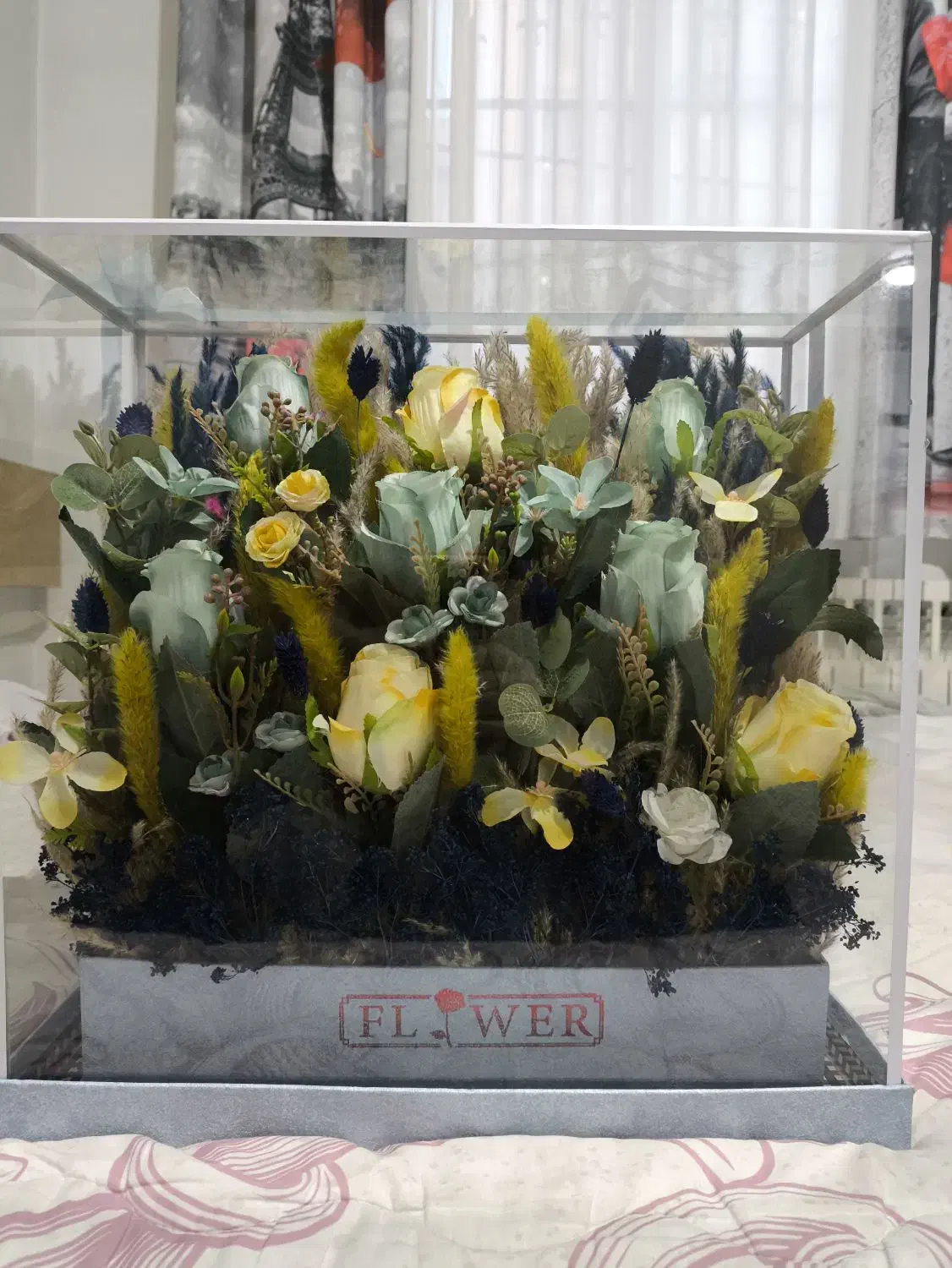 باکس گل مصنوعی به قیمت عمده ، سطل گل|گل مصنوعی|کرج, گلشهر|دیوار