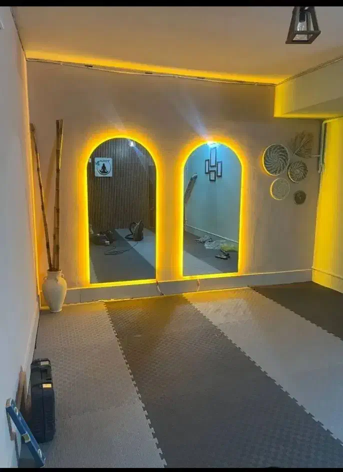 آینه های قدی انتخاب سایز به دلخواه %نورپردازی|آینه|دورود, |دیوار