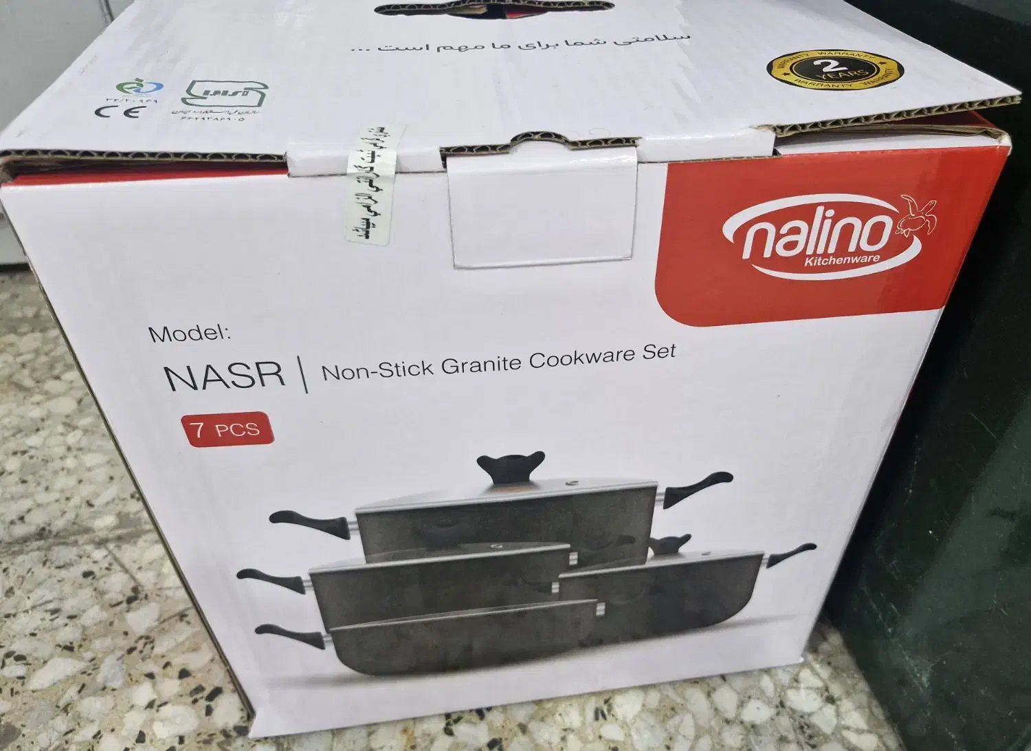 سرویس قابلمه تفلون 7پارچه نو نو|ظروف پخت‌وپز|شهریار, شهرک وائین|دیوار