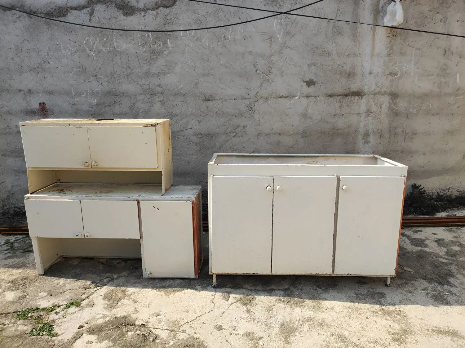 کابینت دست دو گالوانیزه / فلزی|مصالح و تجهیزات ساختمان|صومعه‌سرا, |دیوار