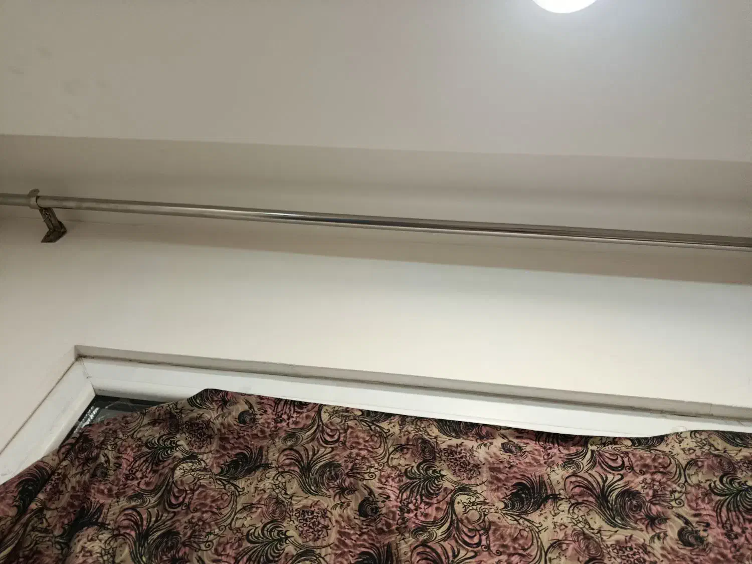 چوب پرده استیل نقره ای|پرده، رانر، رومیزی|مشهد, امیریه|دیوار