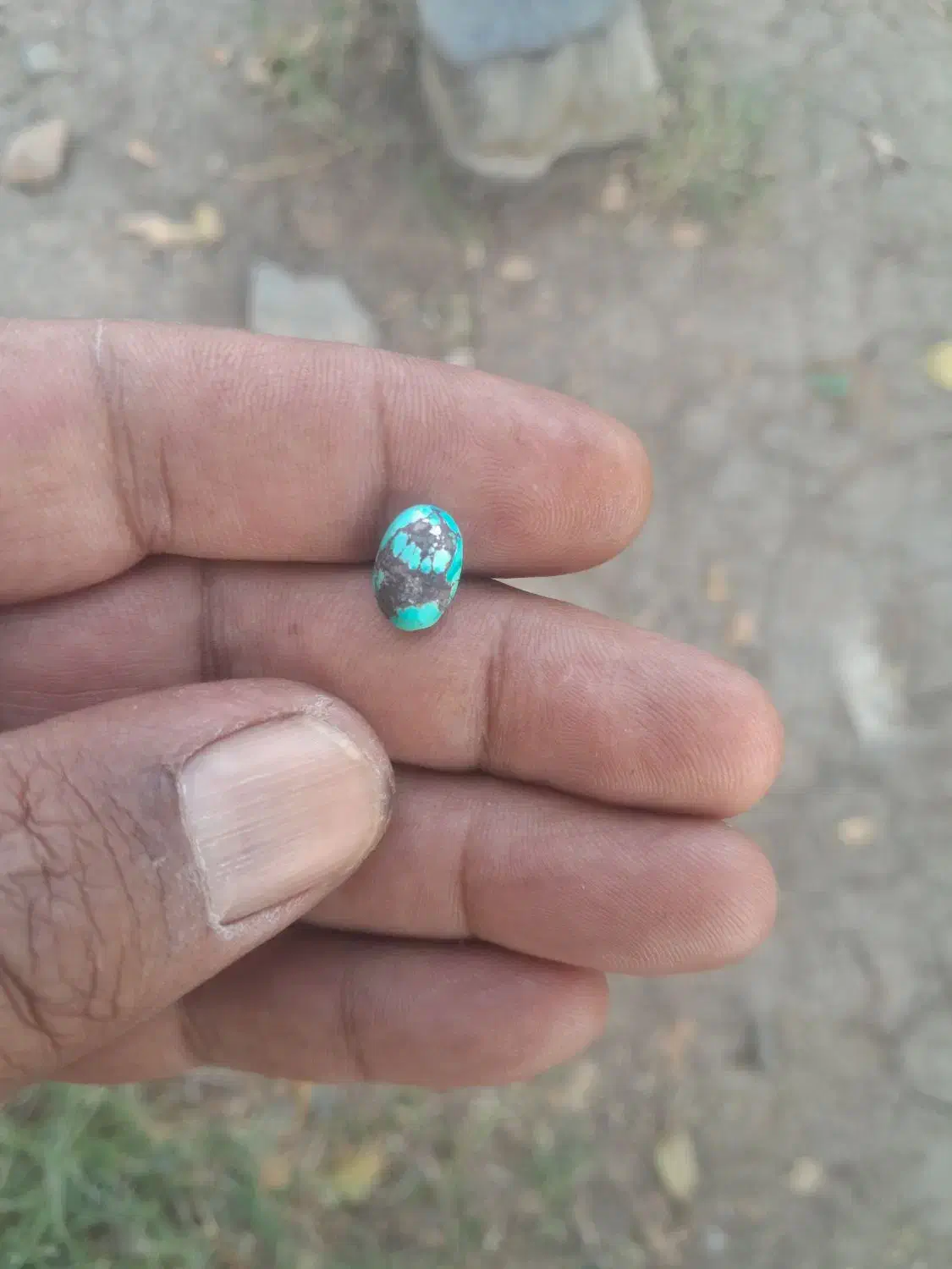 سنگ فیروزه نیشابور اصل|جواهرات|لنجان, |دیوار