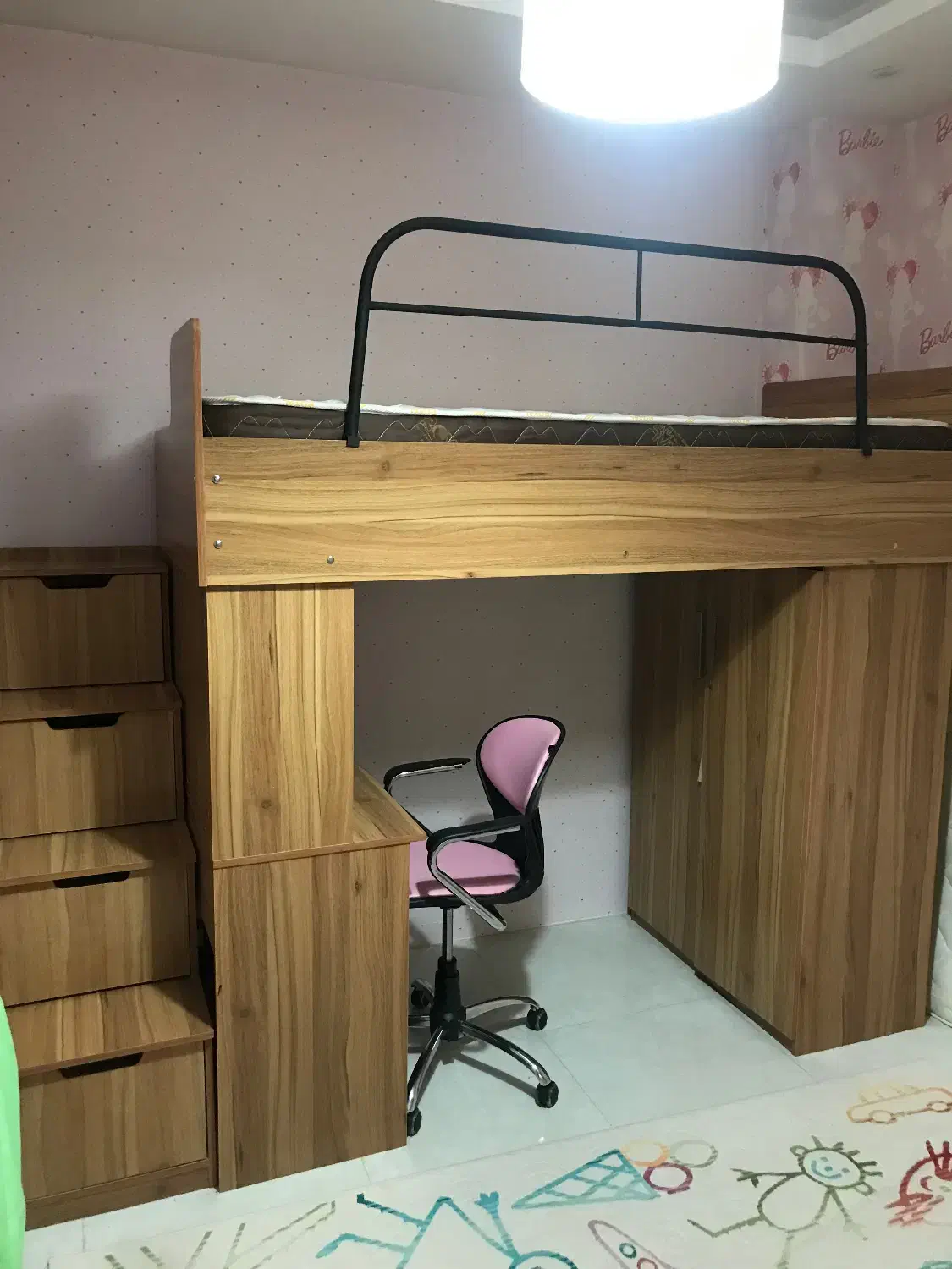 سرویس خواب کودک و نوجوان طبقاتی|تخت و سرویس خواب|هشتگرد, شهرک بعثت|دیوار