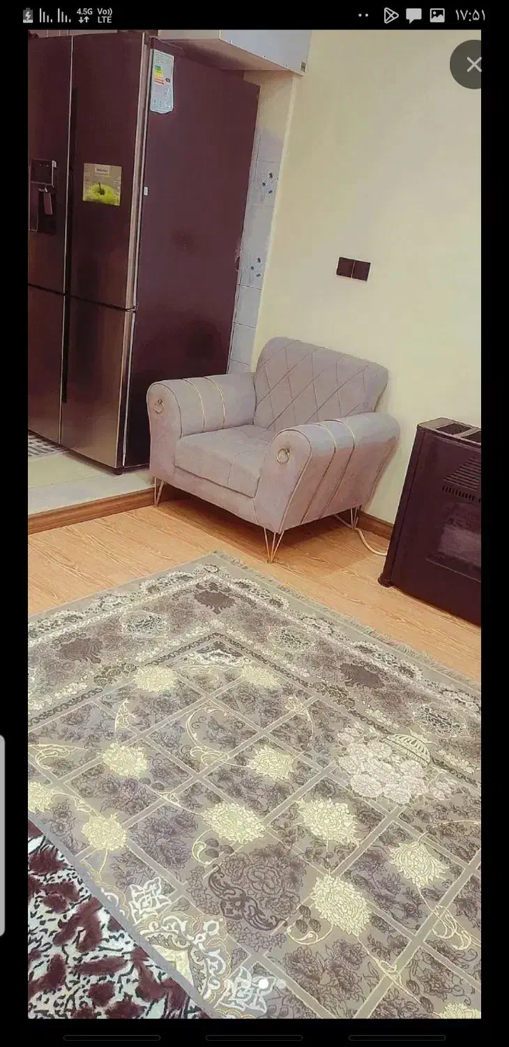 مبل راحتی ۷نفره برا جهیزیه بوده یک سال گرفتم|مبلمان خانگی و میز عسلی|پاکدشت, پاکدشت (مامازند)|دیوار