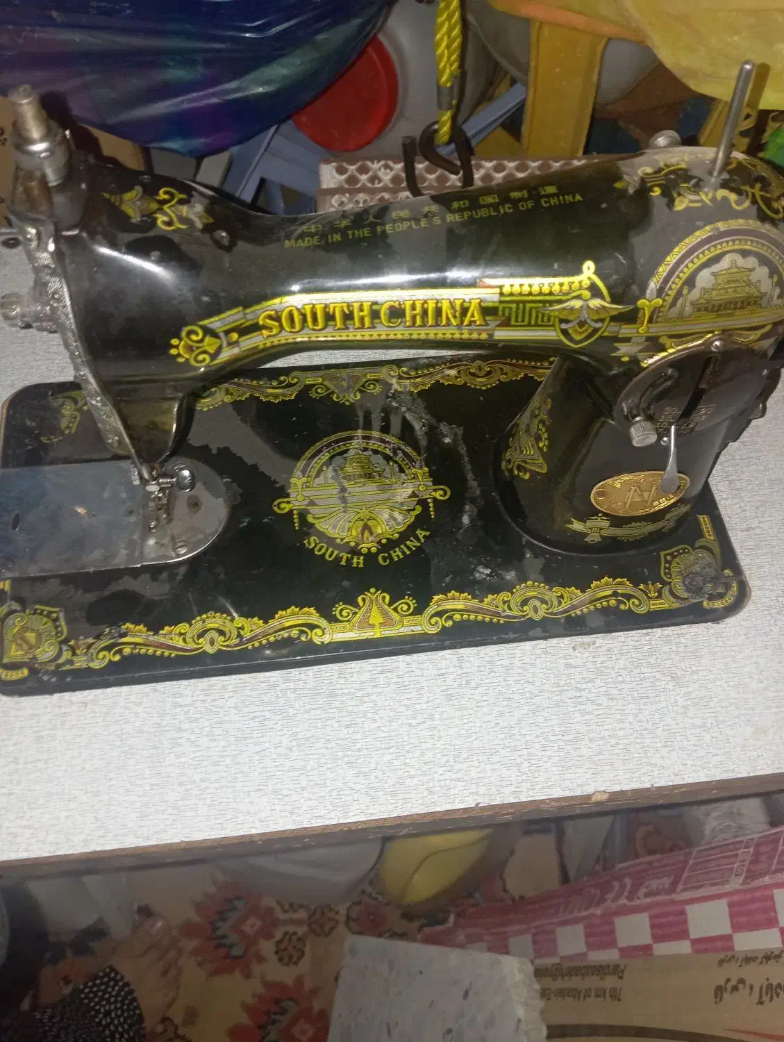 چرخ خیاطی|چرخ خیاطی و ریسندگی|مسجد سلیمان, |دیوار