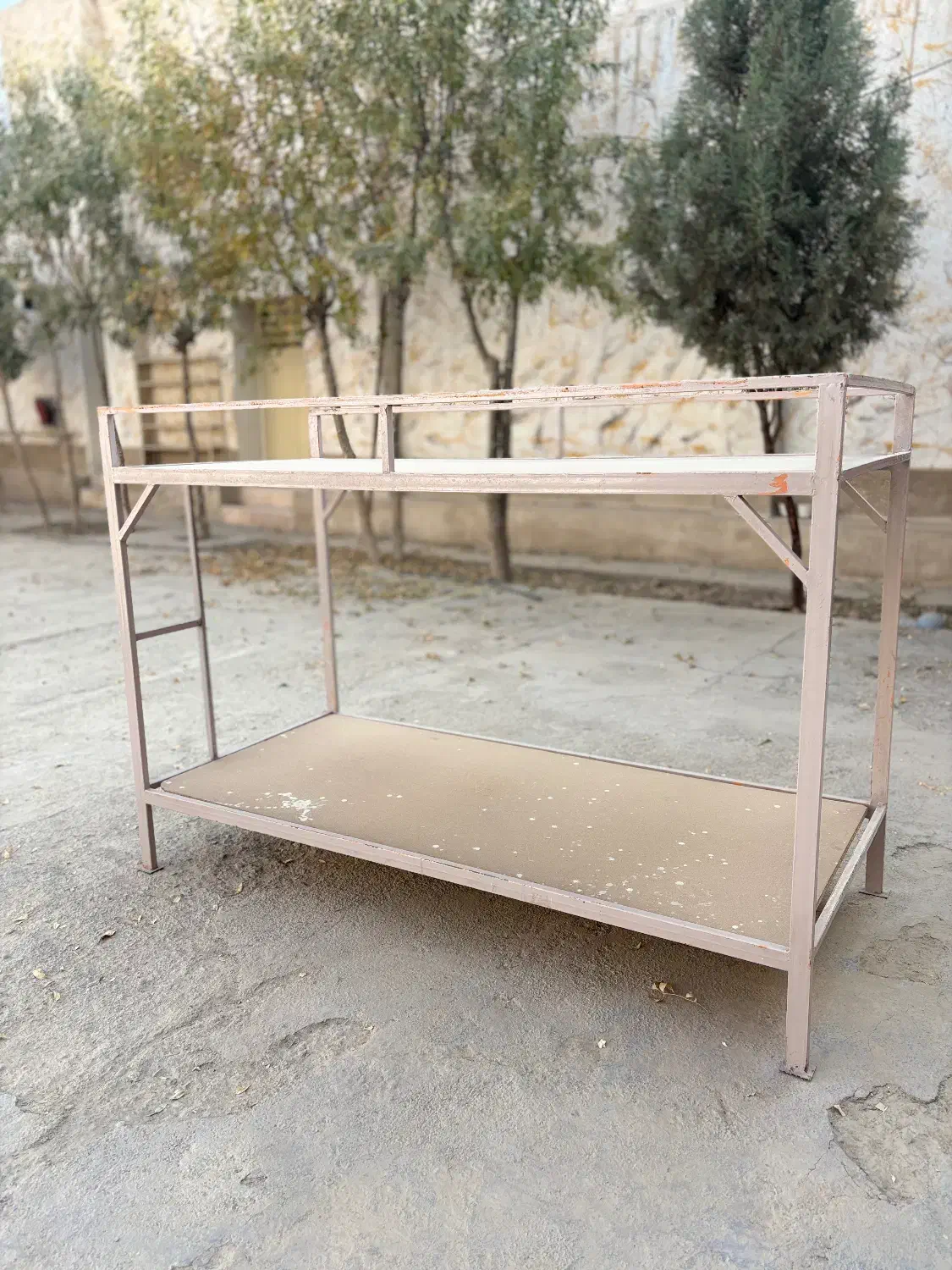 تخت دو طبقه آهنی|تخت و سرویس خواب|پاکدشت, پاکدشت (مامازند)|دیوار