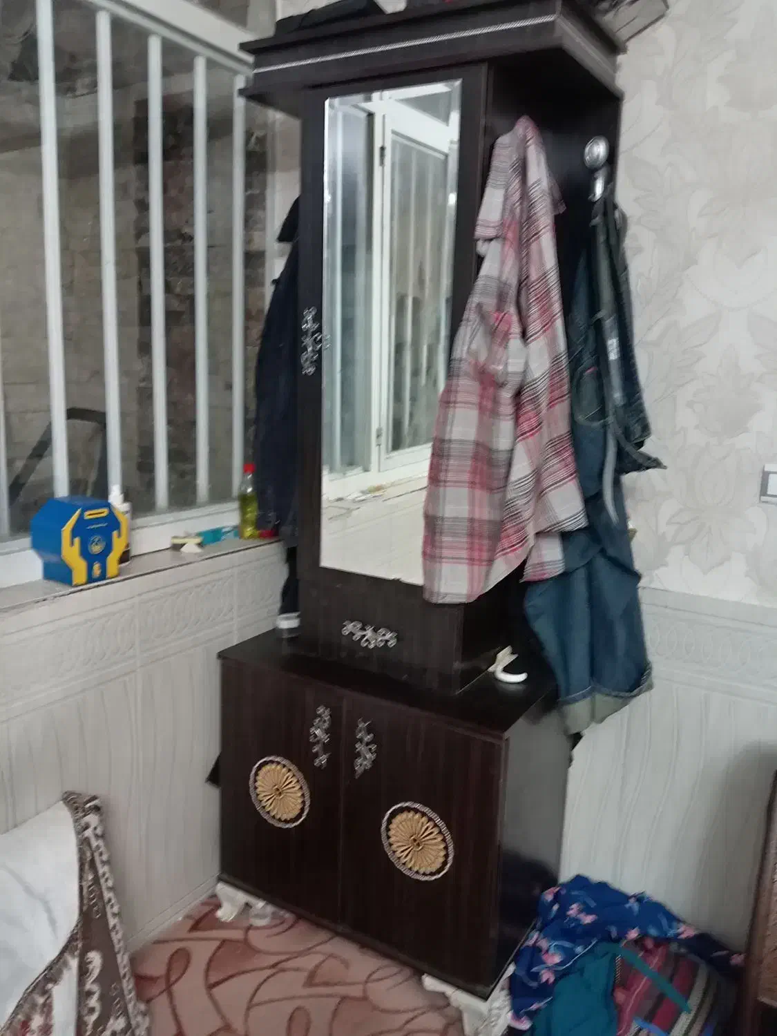 ست جاکفشی دراور و بوفه|جاکفشی، کمد، دراور|بیرجند, |دیوار