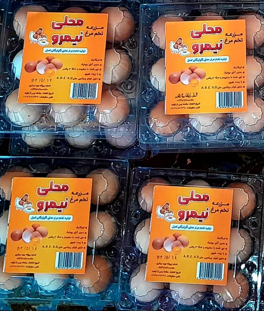 تخم مرغ محلی گلپایگانی اصل|خوردنی و آشامیدنی|خرامه, |دیوار