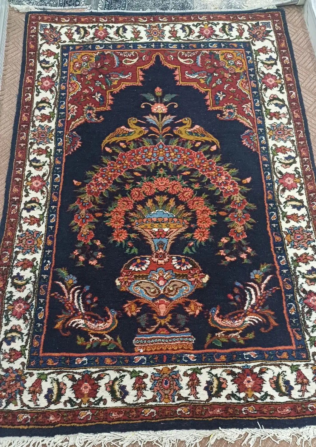 قالیچه|فرش|فارسان, |دیوار
