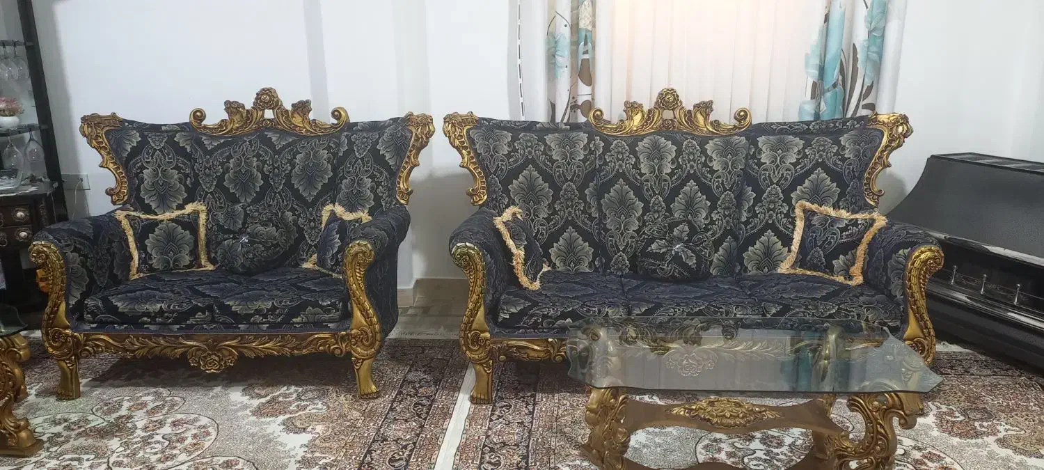 موبل ۷نفره|مبلمان خانگی و میز عسلی|سیاهکل, |دیوار