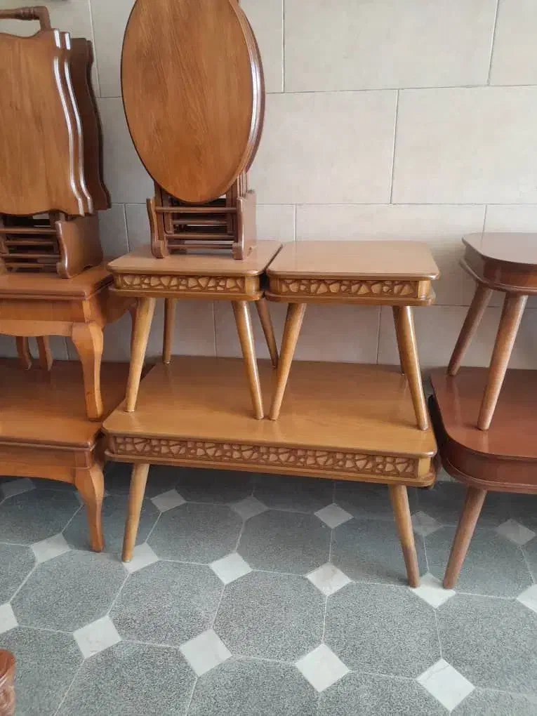 جلو مبلی مبل و عسلی روکش چوب تولیدی ایالت|مبلمان خانگی و میز عسلی|همدان, |دیوار