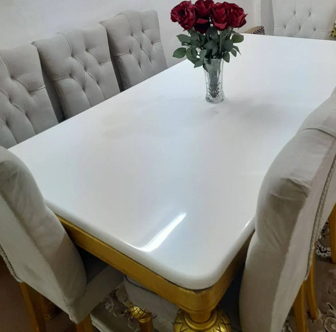 ناهار خوری هشت نفره|میز و صندلی غذاخوری|قدس, شهر‌قدس|دیوار