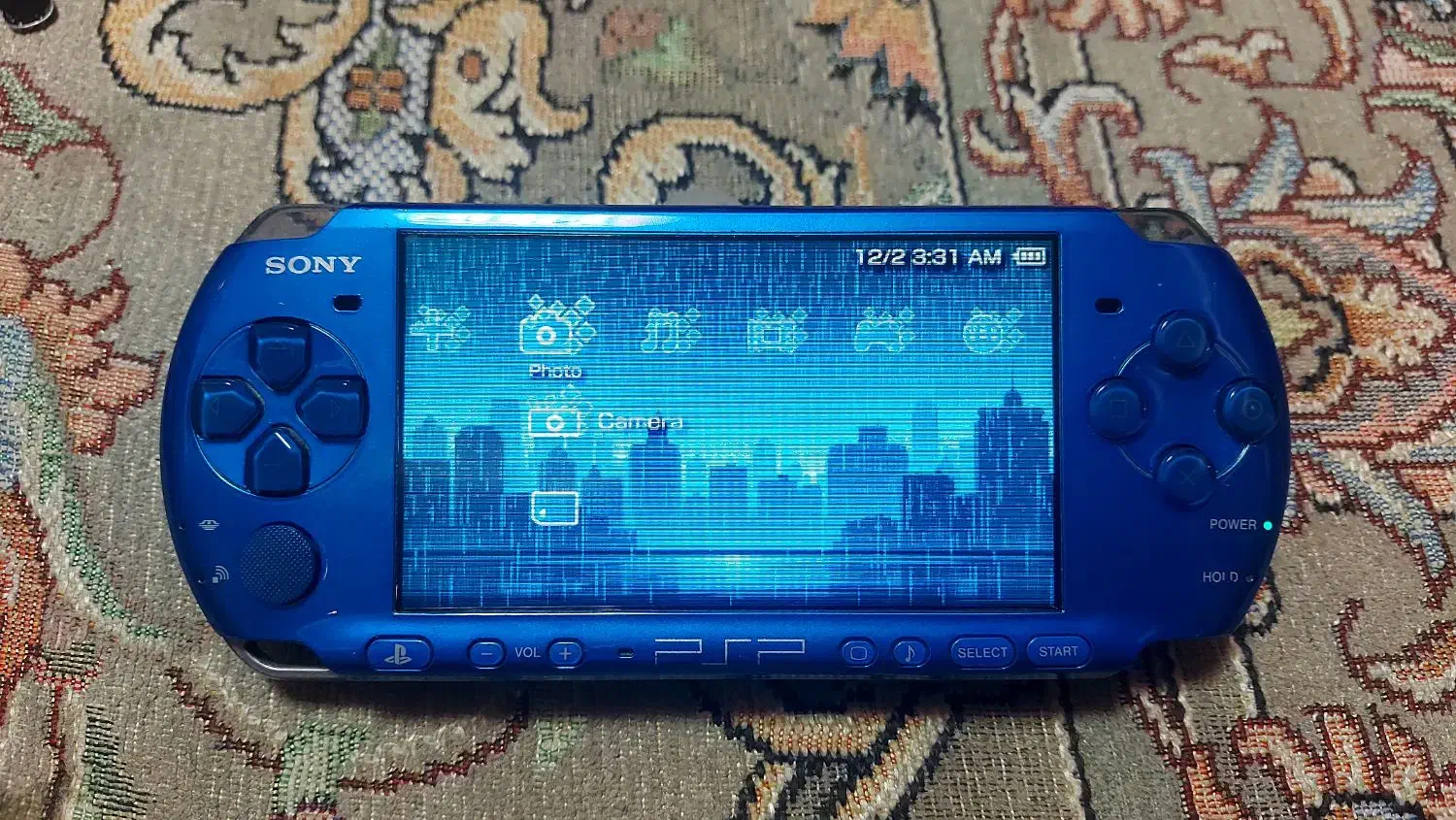 psp 3000 vibrant blue|کنسول، بازی ویدئویی و آنلاین|تهران, علم و صنعت|دیوار