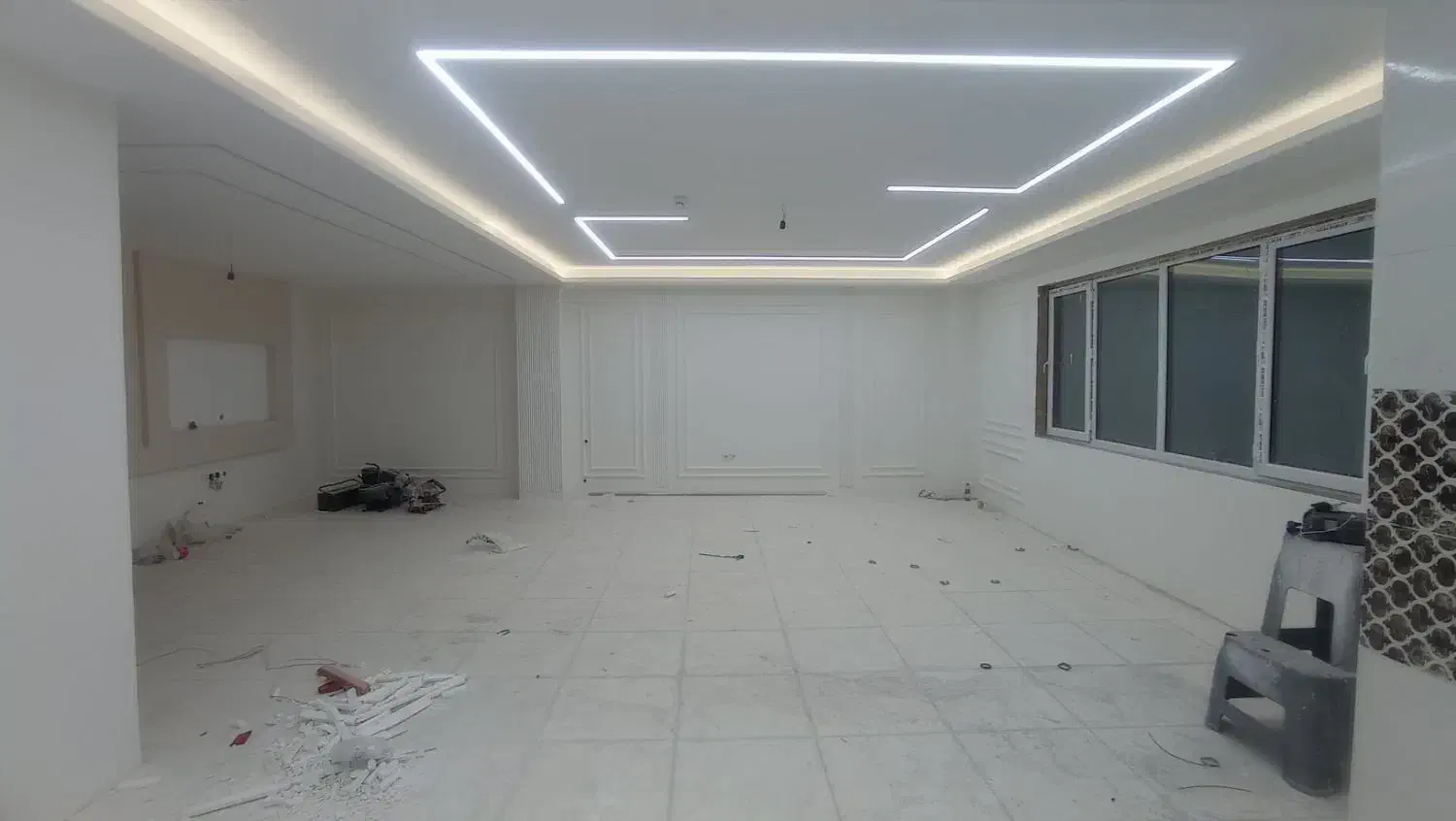 کناف سقف کاذب لاین نوری|خدمات پیشه و مهارت|کرمانشاه, |دیوار