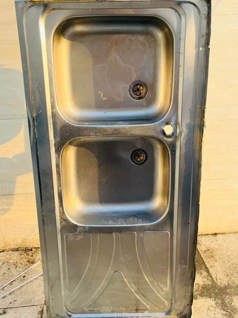 سینک  دوقلو|آب‌چکان و نظم‌دهنده ظروف|اهواز, امانیه|دیوار