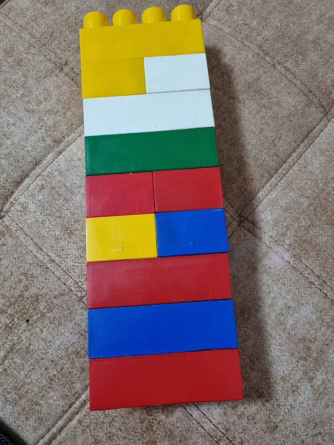 لگو آجری سایز بزرگ ۱۲ تکه|اسباب‌‌بازی|رشت, چمارسرا|دیوار