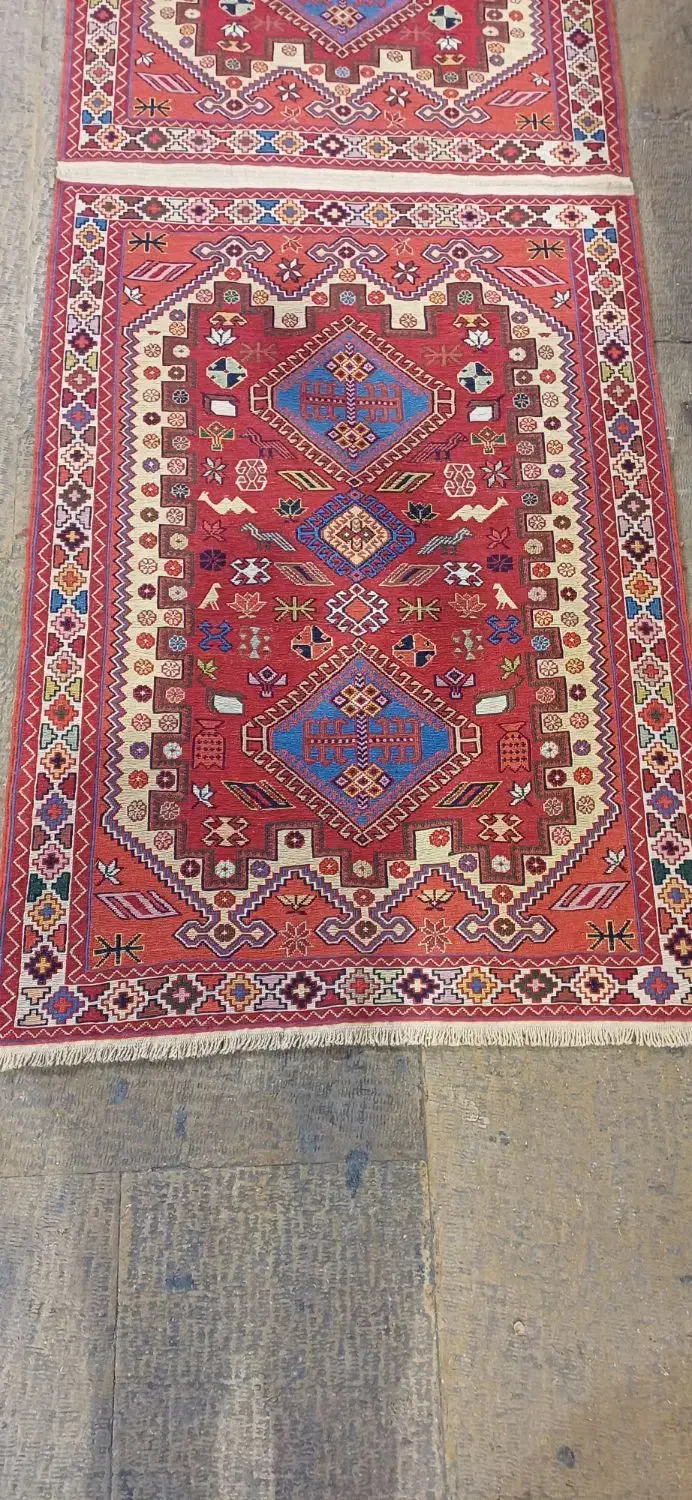 گلیم سوزنی ۱در ۱.۵|گلیم، جاجیم، گبه|شیراز, گود عربان|دیوار