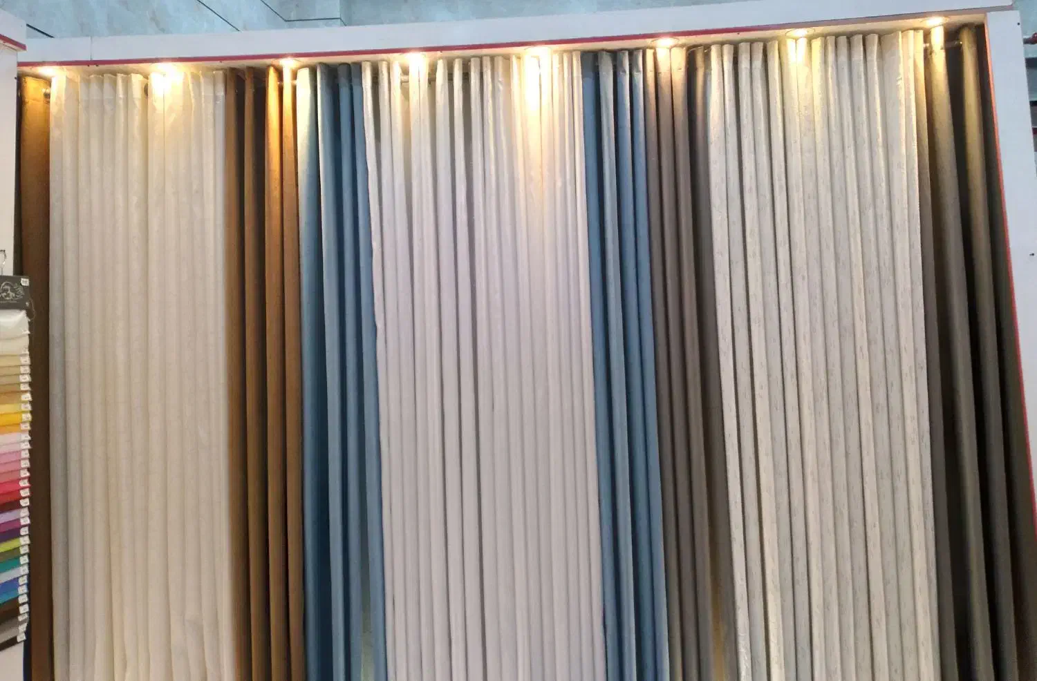 پرده پانچ آماده فقط ۳۰۰ هزارتومن|پرده، رانر، رومیزی|صفادشت, |دیوار