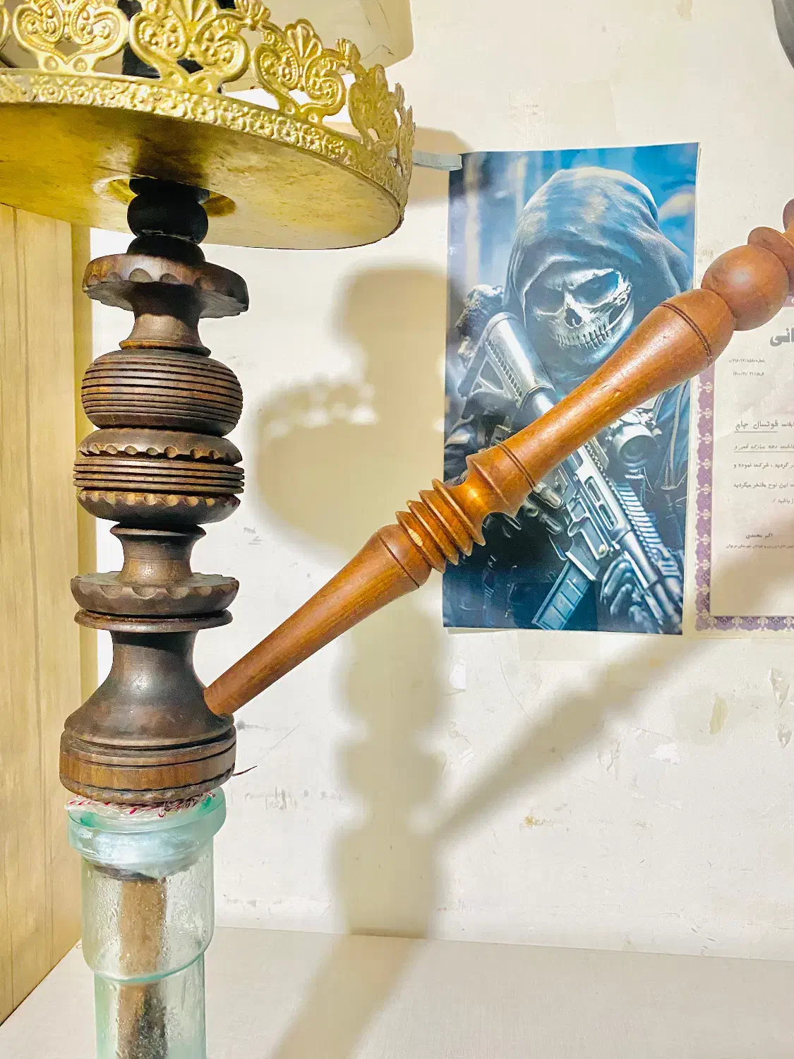 قلیان دوسیب ۸ ساله|صنایع دستی و سایر لوازم تزئینی|مریوان, |دیوار