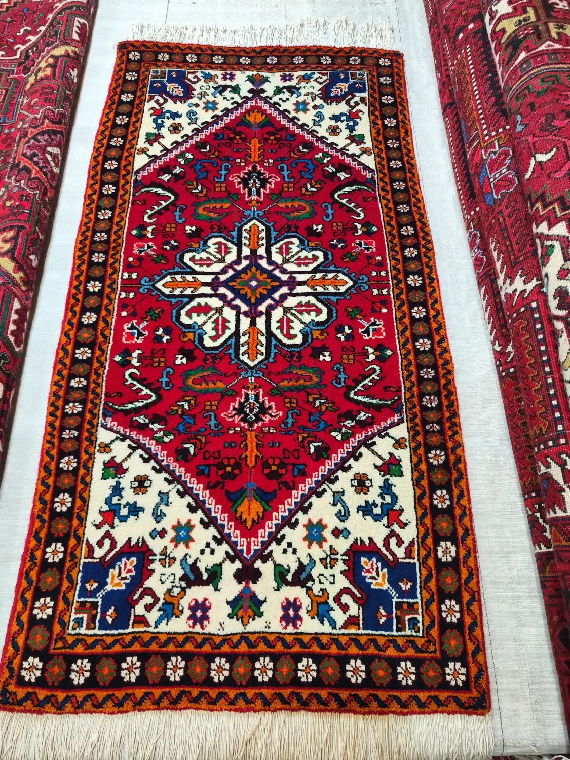 فرش هریس الوار|فرش|بناب, |دیوار