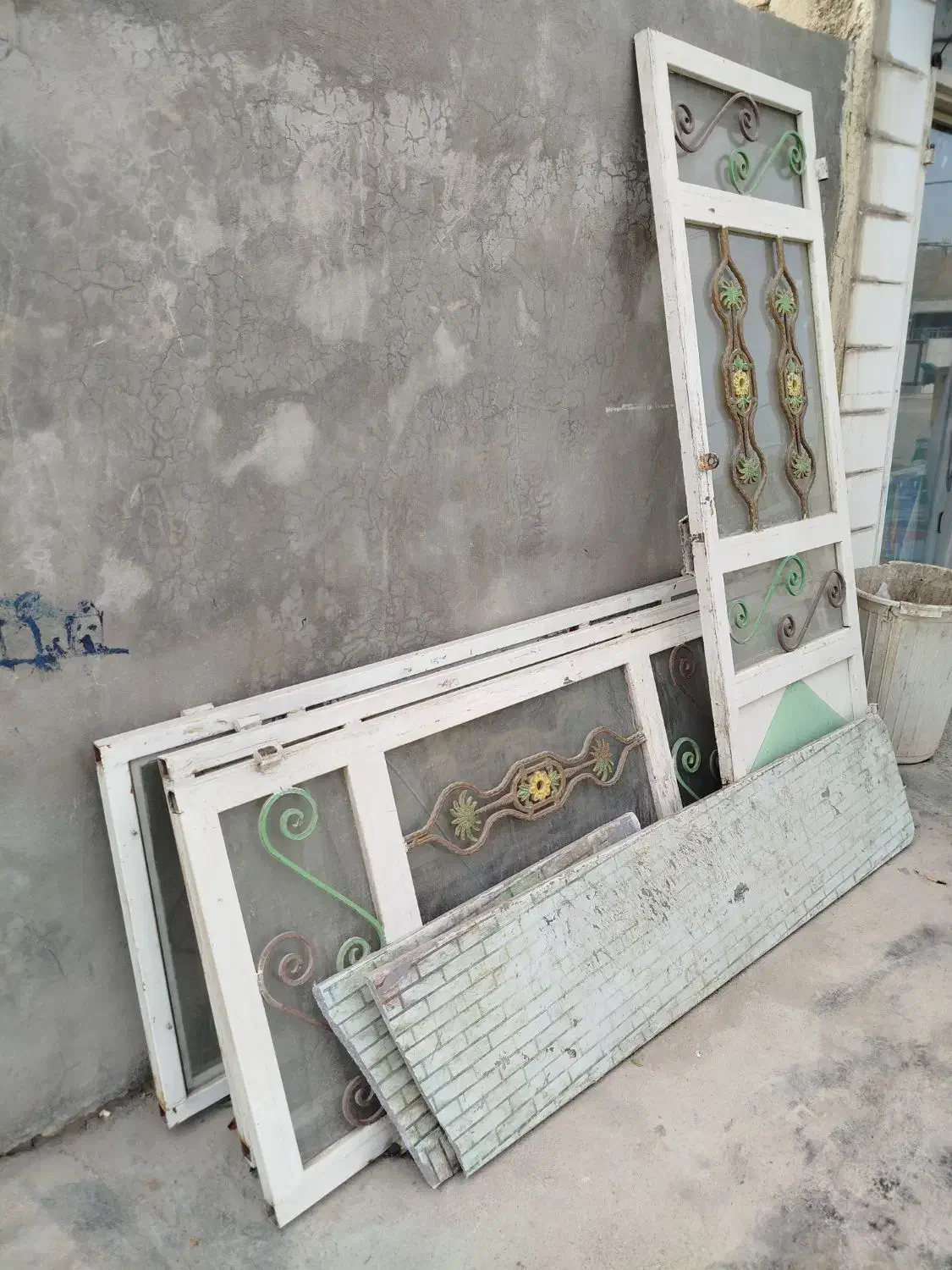 درب مغازه نو چهار لنگه|مصالح و تجهیزات ساختمان|ایذه, |دیوار