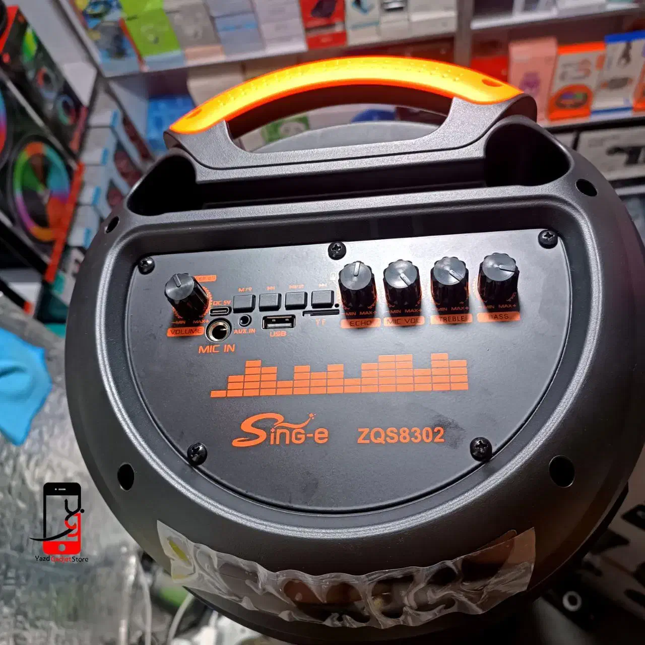 اسپیکر بلوتوثی+میکروفون/۱متری/8302/گارانتی باند|سیستم صوتی خانگی|یزد, |دیوار