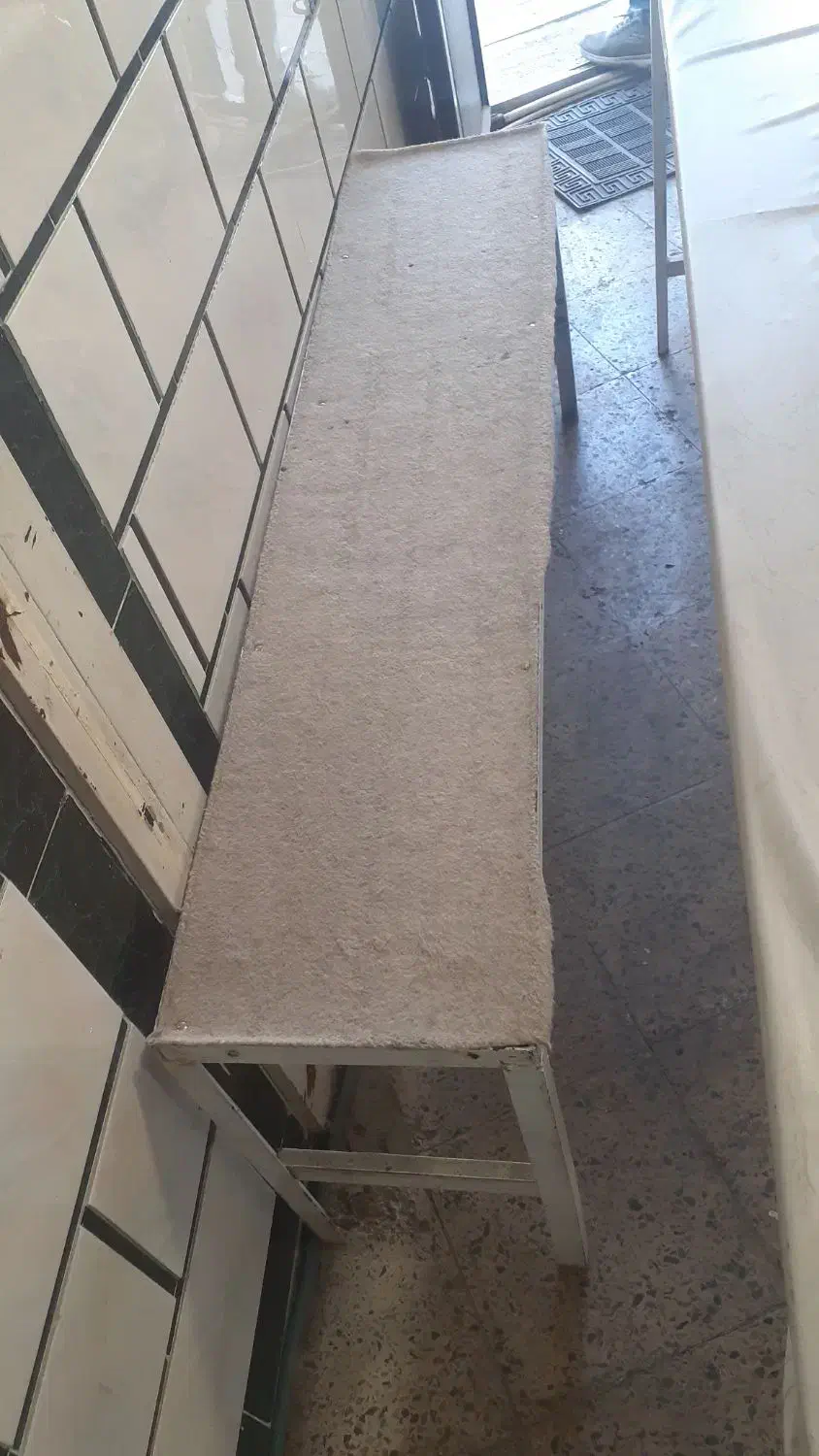 میز غذا خوری مدل نیمکتی،دو تا میز دوتا صندلی|میز و صندلی غذاخوری|میاندوآب, |دیوار