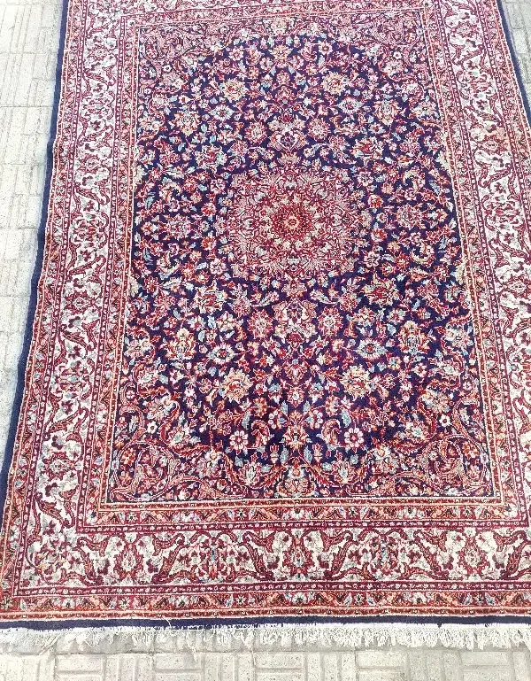 ۶متری سرمه ای|فرش|ساوه, |دیوار
