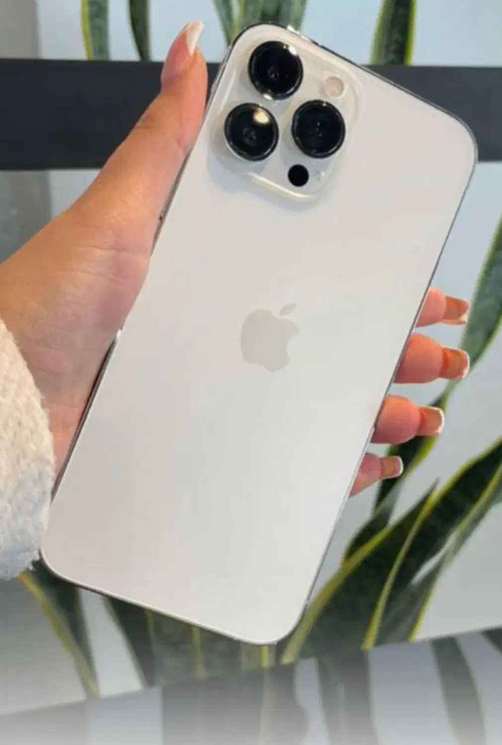 آیفون 13 پرومکس سفید zaa پک اصلی دو سیم|موبایل|گرگان, |دیوار