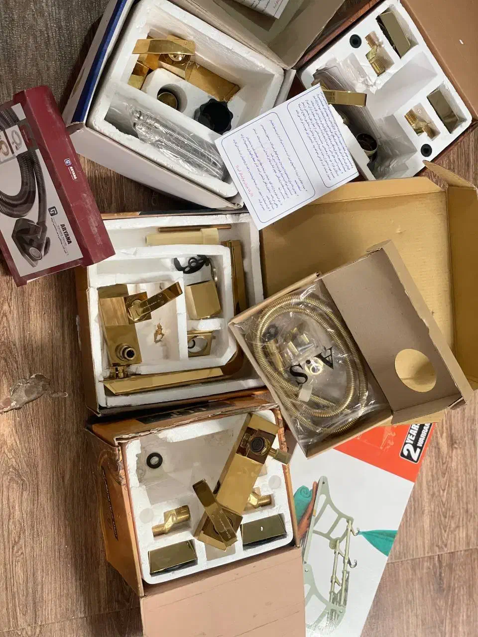 پک کامل شیرالات مارک اریانا صنعت|لوازم سرویس بهداشتی|شیراز, گویم|دیوار