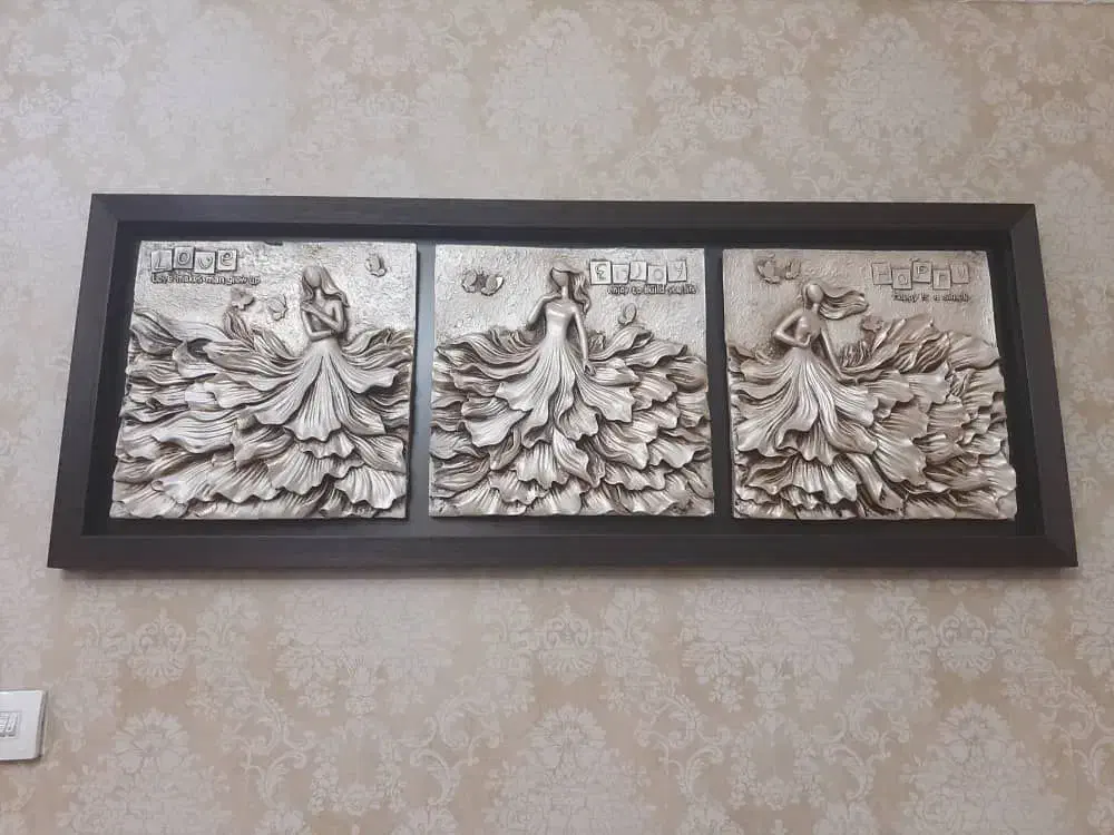 تابلو ترکیب چوب و پلی استر|تابلو، نقاشی، عکس|تهران, ستارخان|دیوار