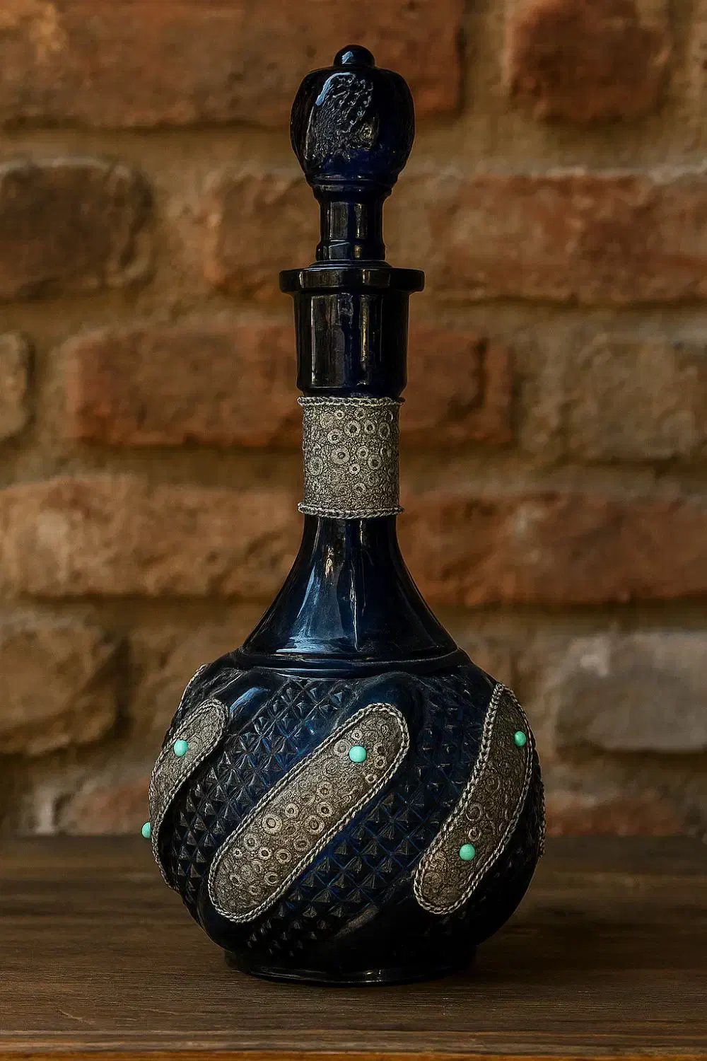 شراب‌خوری کلکسیونی سرمه‌ای|ظروف سرو و پذیرایی|رفسنجان, |دیوار