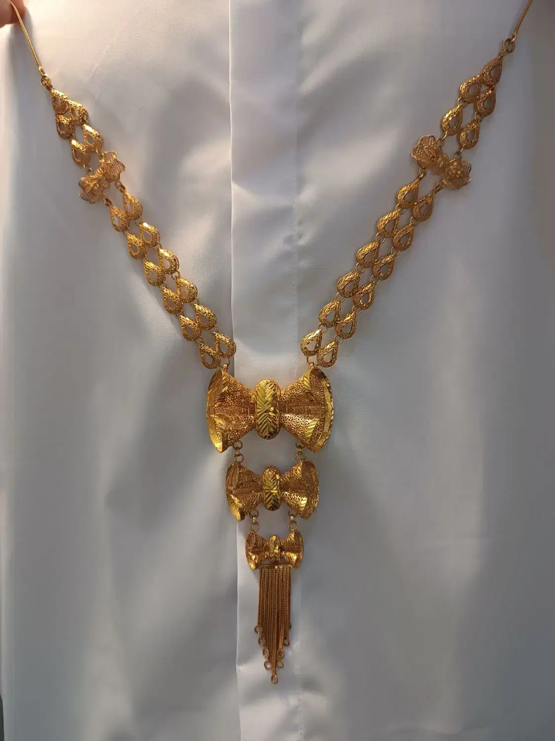 سرویس گردنبند نقره فیوژن آبکاری طلا (کپی طرح طلا)|جواهرات|تهران, مینیسیتی (شهرک نفت)|دیوار