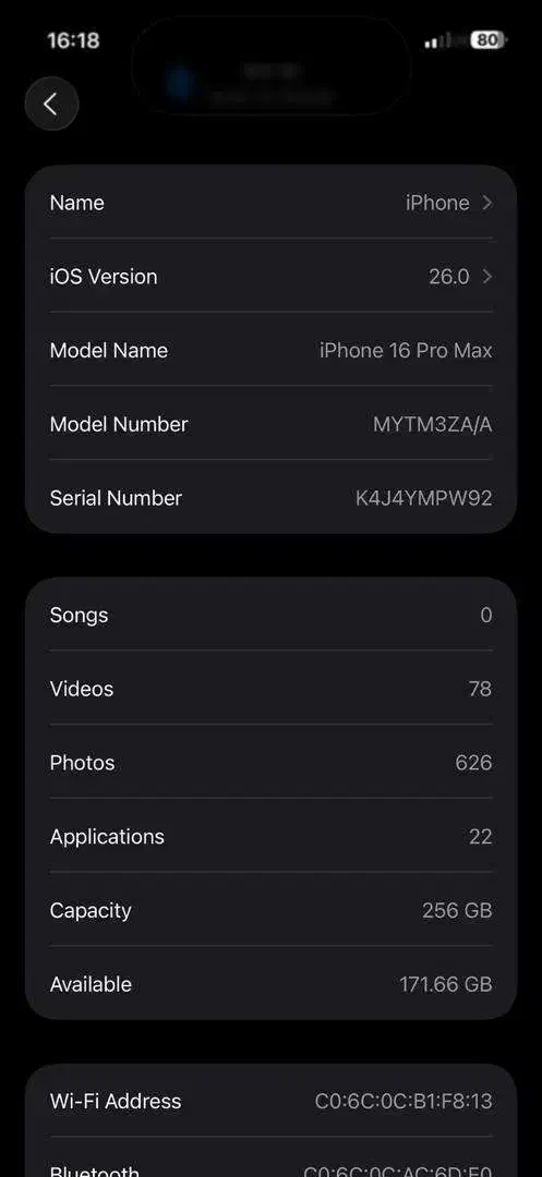 16 Por MaX 256 Zaa|موبایل|اهواز, پادادشهر|دیوار