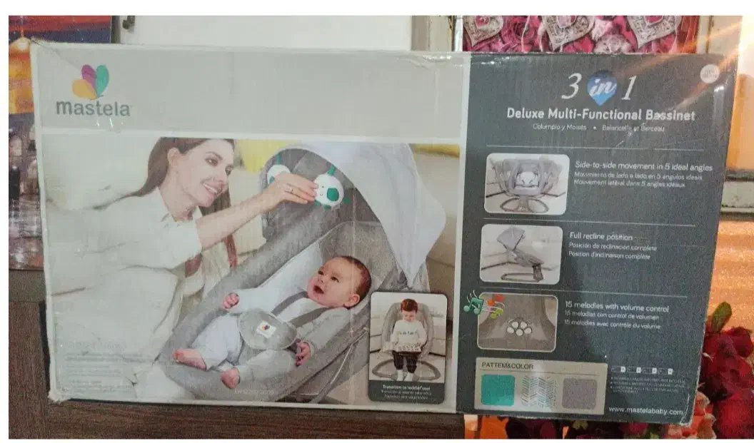 گهواره برقی وتشک ضد رفلاکس نوزاد|تخت و صندلی بچه|اندیمشک, |دیوار