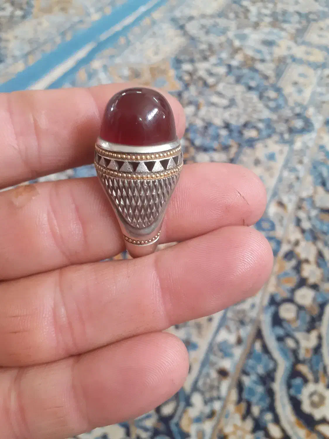 انگشترفدیوم رسول کوارسه طلا|جواهرات|ری, سیزده آبان|دیوار