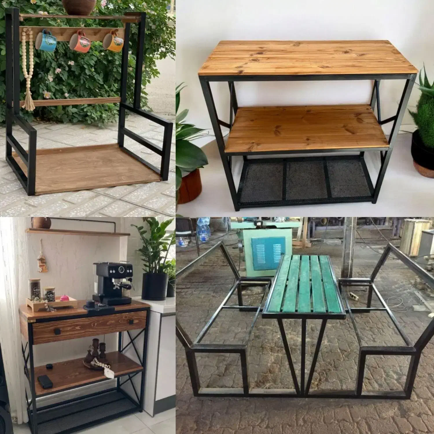 میز و صندلی تخت و کافی بار ، میز کار|عمده‌فروشی|رشت, هلال احمر|دیوار