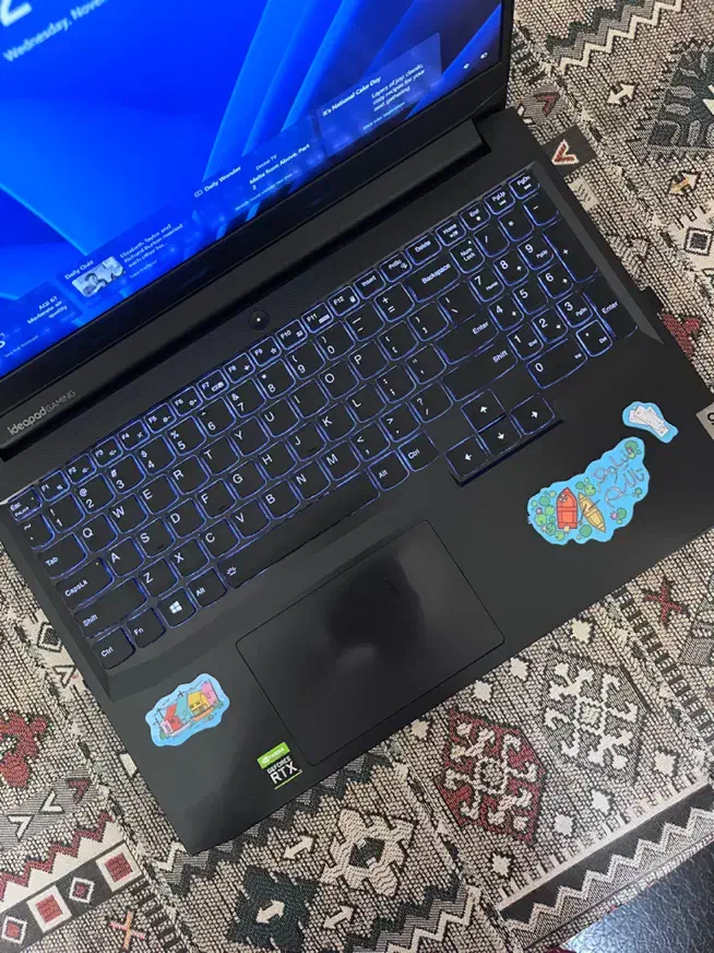 فروش لپ تاپ lenovo ideapad 3 gaming RTX 3060|رایانه همراه|رشت, بلوار گیلان|دیوار