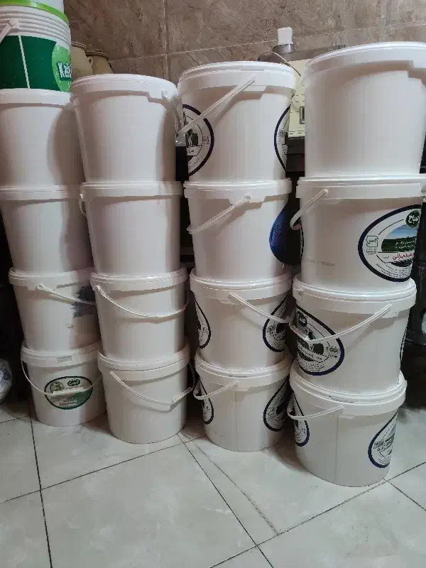 سطل درب دار|ظروف نگهدارنده، پلاستیکی، یکبارمصرف|سنقر, |دیوار