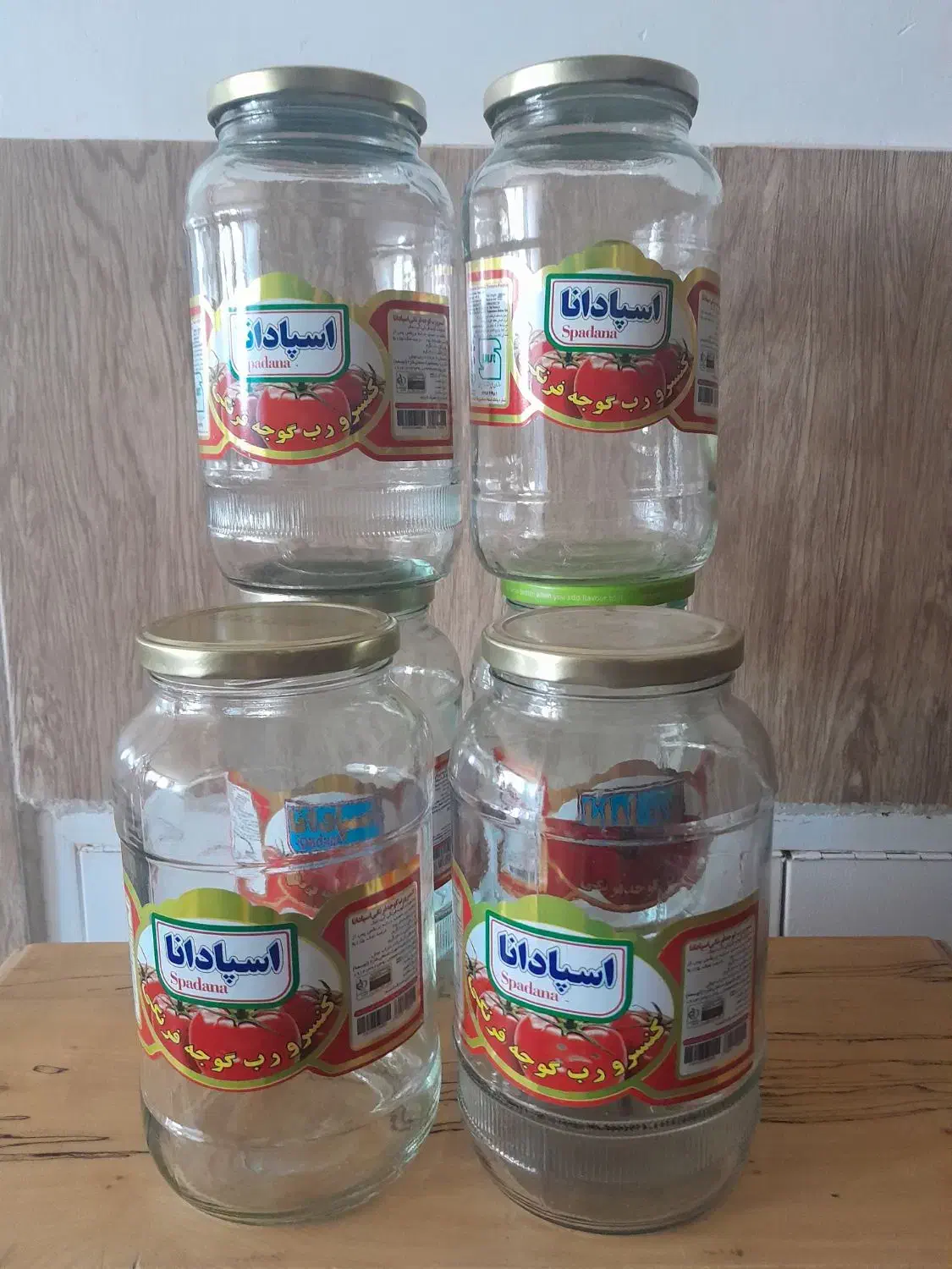 شیشه برای وزن یک ونیم کیلو گرم|ظروف نگهدارنده، پلاستیکی، یک‌بارمصرف|میاندوآب, |دیوار