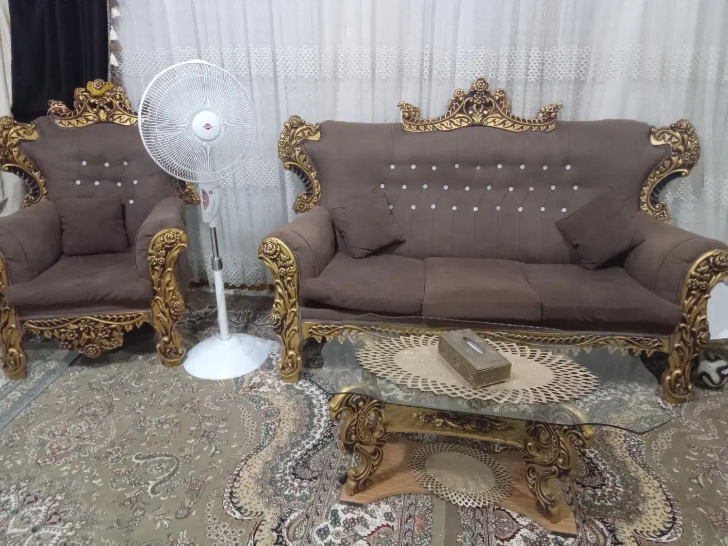 مبل سلتنطی ۹ نفره|مبلمان خانگی و میز عسلی|شباب, |دیوار