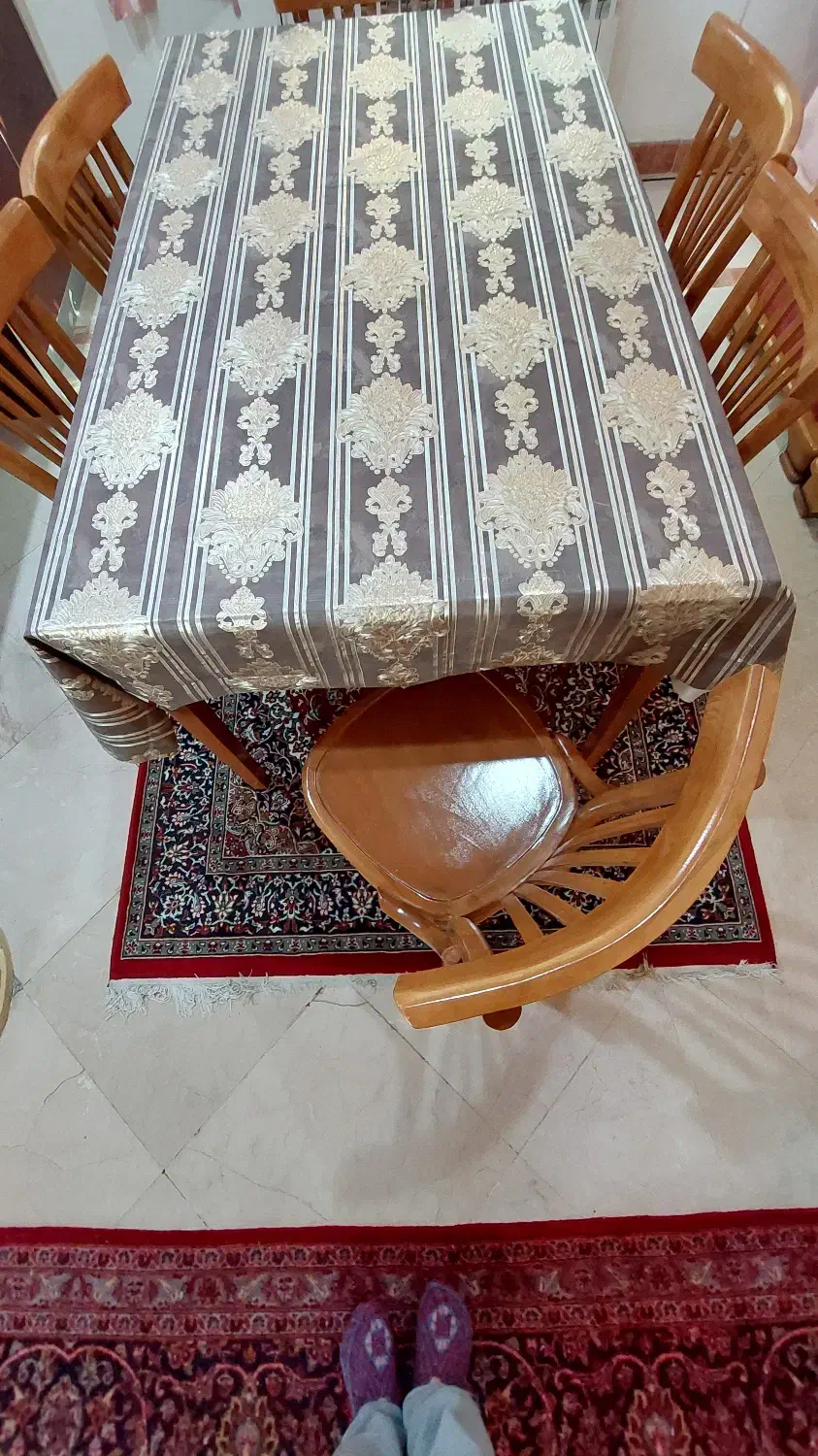 غذا خوری شش نفره|میز و صندلی غذاخوری|سلمان‌شهر, |دیوار