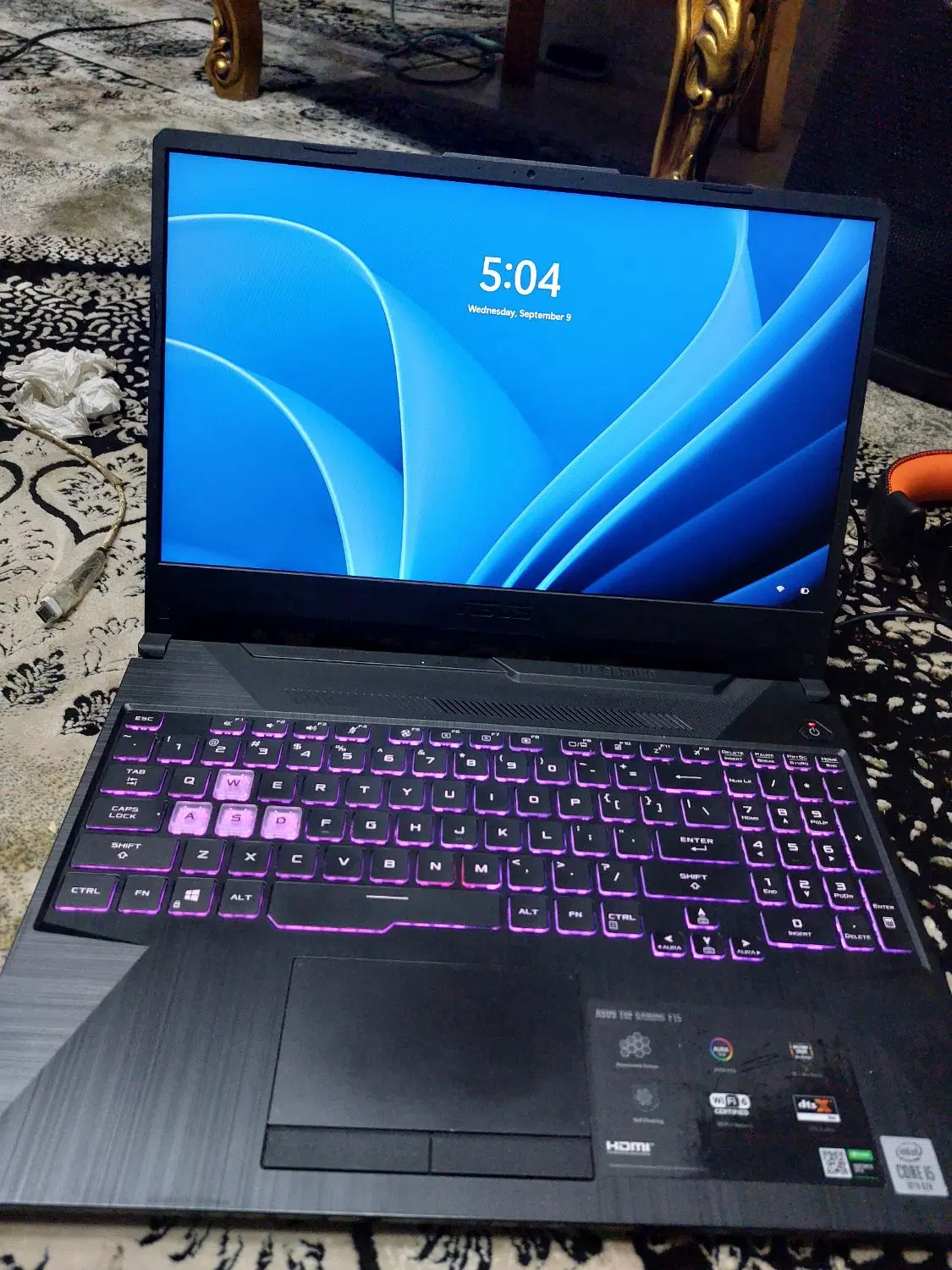لپتاپ asus tuf gaming f15|رایانه همراه|شیراز, بهارستان|دیوار